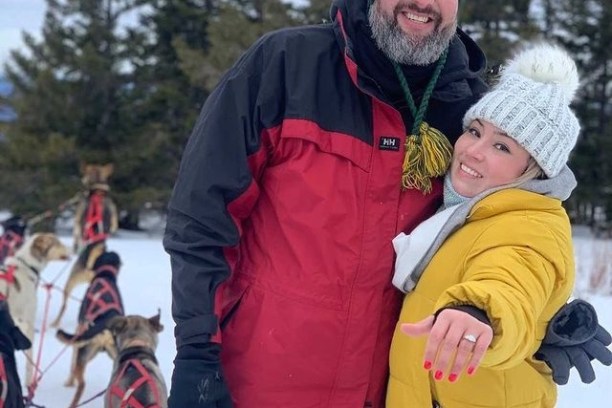 Michal Křenek et al. that are standing in the snow